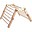 Triangle Fipitri - in Wood - Natural - Safe Play for Little Climbers!