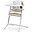 Lemo 3in1 Evolutive Highchair - Sand White/White Lemo 3in1 Evolutive Highchair - Sand White/White