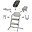 Evolutive Highchair with Lemo 4in1 Bouncer - Suede Grey/Mid Grey