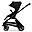 Bugaboo Dragonfly Complete - Seat Frame & Canopy - Black Midnight Black - Ultra-compact from birth to 15kg