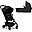 Duo Joolz Aer+ Stroller + Carry Cot - Refined Black - Ergonomic and Light Duo Joolz Aer+ Stroller + Carry Cot - Refined Black - Ergonomic and Light