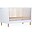 Cot with Rails - 145x75x95 cm - White - Convertible 0-6 years! Cot with Rails - 145x75x95 cm - White - Convertible 0-6 years!