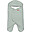 Babynomade Sleeping Bag -Green - Fleece Filling Babynomade Sleeping Bag -Green - Fleece Filling