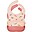Set of 2 Bibs - Silicone - Butterflies