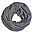 Multifunctional Neck Warmer in Wool and Silk - Grey