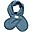 Wollfleece Scarf - Jeans - 100% Merino Wool