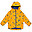 Waterproof Jacket - Silly Sausage - Yellow - Fleece Lining