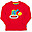 Long Sleeves T-Shirt - Marvellous Digger - Red - 100% Organic Cotton Long Sleeves T-Shirt - Marvellous Digger - Red - 100% Organic Cotton