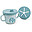 Spout Cup with Snacks - Elphee - Blue - 100% Alimentary PP