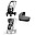 DUO Priam4 - Frame Stroller Chrome Black with Seat Pack and Carrycot Mirage Grey