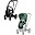 Priam4 Stroller - Frame Stroller Chrome Black with Seat Pack Leaf Green Priam4 Stroller - Frame Stroller Chrome Black with Seat Pack Leaf Green
