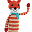 Fox Crochet Rattle - 30 cm - Fair Trade