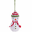 Christmas Crocheted Snowman Decoration - Fair Trade