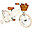 Classic Bicycle - Cream - from 4 to 7 years old - Removable Training Wheels Classic Bicycle - Cream - from 4 to 7 years old - Removable Training Wheels