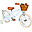 Classic Bicycle - Sky - from 4 to 7 years old - Removable Training Wheels Classic Bicycle - Sky - from 4 to 7 years old - Removable Training Wheels
