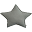 Sparkling Star Cushion, Small - Silver Grey
