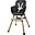 Daily Wooden High Chair - Black