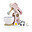 Wooden Foodprocessor - Pink - FSC-certified Beechwood Wooden Foodprocessor - Pink - FSC-certified Beechwood