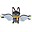 Cuddle Toy - Bat Bruce - Grey - Suitable from Birth