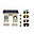 Wooden Trainset Station - 18 Pieces Wooden Trainset Station - 18 Pieces