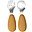 Cutlery - Honey Gold - Silicone and Stainless Steel