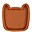 Plate Leopard Lenny - Sienna - Silicone Plate Leopard Lenny - Sienna - Silicone