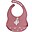 Bib Swan Ivy - Dusty Pink - Silicone Bib Swan Ivy - Dusty Pink - Silicone
