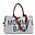 Mommy Bag Changing Bag 55 x 30 x 40 cm - Canvas Grey - Includes Changing Mat!