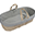 Linen Set for Moses Baby Basket - Silver Grey Linen Set for Moses Baby Basket - Silver Grey