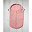 Sleeping Bag Honeycomb Nest Pink, 100% Organic Cotton - 0/6 months Sleeping Bag Honeycomb Nest Pink, 100% Organic Cotton - 0/6 months