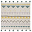 Machine Washable Rug Azteca, Natural/Vintage Blue - 100% Cotton (120x160 cm)