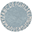 Round Machine Washable ABC Rug, Blue-Natural - 100% cotton (150 cm diameter)