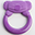 eKummy - Purple Ring Teether - Natural Bioplastic, 100% Biodegradable, Made in Italy
