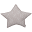 Lace Flower Star Cushion Small, Powder