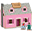 Fold & Go Wooden Dollhouse - Characters included!