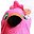 Kids Hooded Towel, Franny the Flamingo - 100% cotton Kids Hooded Towel, Franny the Flamingo - 100% cotton