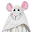 Baby Towel with Hood, Lola the Lamb - 100% cotton Baby Towel with Hood, Lola the Lamb - 100% cotton