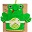 Bath Mitt, Flippy the Frog - 100% cotton Bath Mitt, Flippy the Frog - 100% cotton