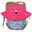 Swim Diaper & Sun Hat Set, Flamingo - UPF 50+