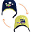 Reversable Fleece Winter Hat - Train/Plane - SPF 50+ Reversable Fleece Winter Hat - Train/Plane - SPF 50+